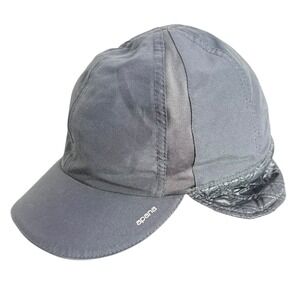 Apana Running Hat Fleece Lined Quilted Ear Flaps Neck Cover Winter Gym Gorpcore